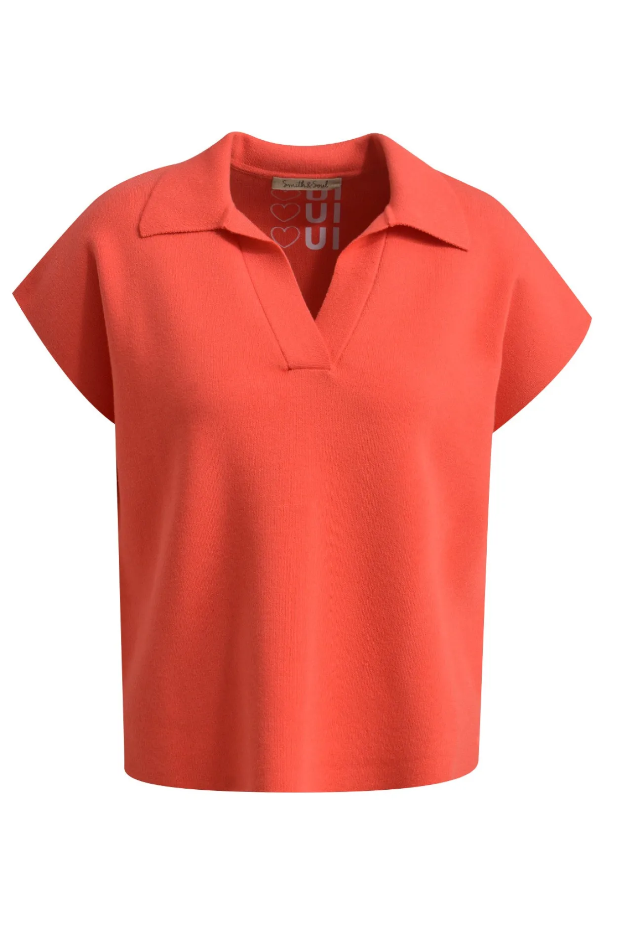 smith_amp_soul_red_polo_t_0.webp SMITH & SOUL Red Polo T-shirt